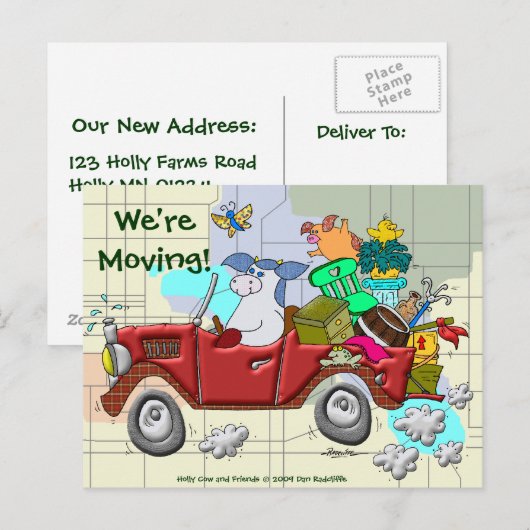 行くぞ！ 案内ポストカード (正面/裏面)