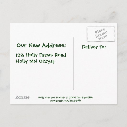 行くぞ！ 案内ポストカード (裏面)