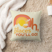 行くぞ！横向きタイポグラフィ クッション (ブランケット)