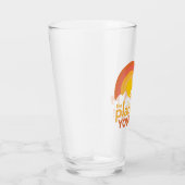 行くぞ！横向きタイポグラフィ タンブラーグラス (右)