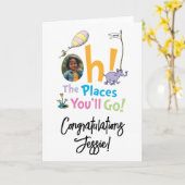 行くぞ！祝福 カード (黄色い花)