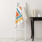 行くぞ！背の高いレトロタイポグラフィ シェルパブランケット (インサイチュ)