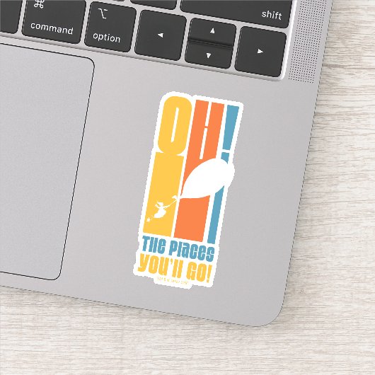 行くぞ!背の高いレトロタイポグラフィ シール (詳細)