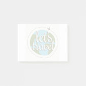 行くために割り当てます旅行 ポストイット (正面)