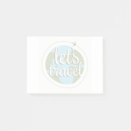 行くために割り当てます旅行 ポストイット