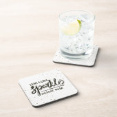 行くところはどこでも少し輝きを残して下さい コースター (右側)