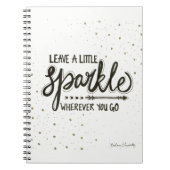 行くところはどこでも少し輝きを残して下さい ノートブック (正面)