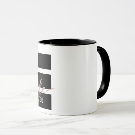 行くところはどこでも少し輝きを残して下さい マグカップ (正面右)