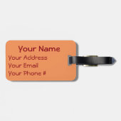 "行くところはどこでも、すべてのあなたのハートと行って下さい。" ラゲッジタグ (裏面横)