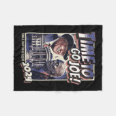 行くにはジョーおもしろいプロトランプ&amp；ゾンビバイデン氏2024 フリースブランケット (正面(横))