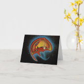 行くの?-招待状空白の/ カード (黄色い花)