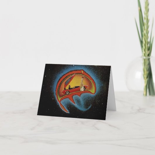 行くの?-招待状空白の/ カード (正面)