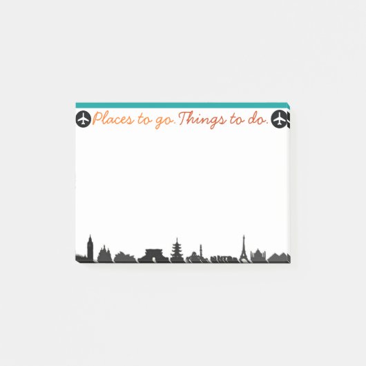 行くべき場所、ポストする事 ポストイット (正面)