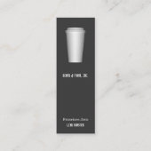 行くコップコーヒー スキニー名刺 (正面)