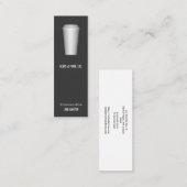 行くコップコーヒー スキニー名刺 (正面/裏面)