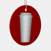 行くコップ セラミックオーナメント (右)