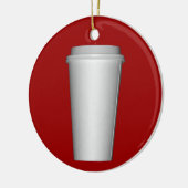 行くコップ セラミックオーナメント (左)