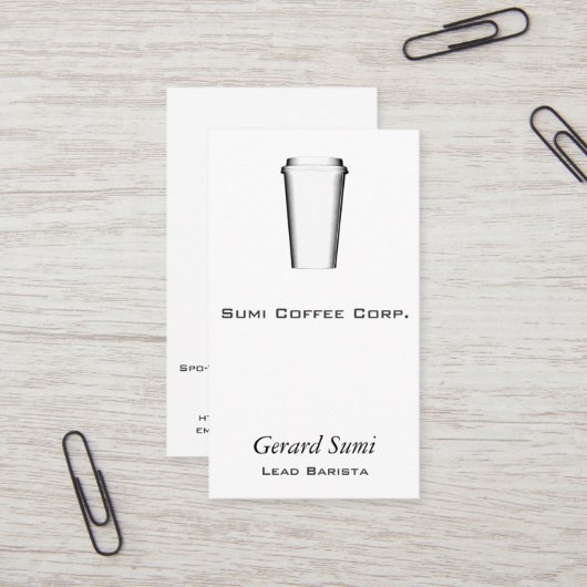 行くコップ 名刺 (正面/裏面インサイチュ)