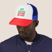 行くビーガン誰も傷つけない キャップ (インサイチュ)