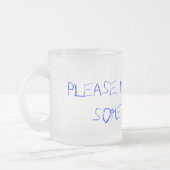 行くピスタシオ! フロストグラスマグカップ (左)