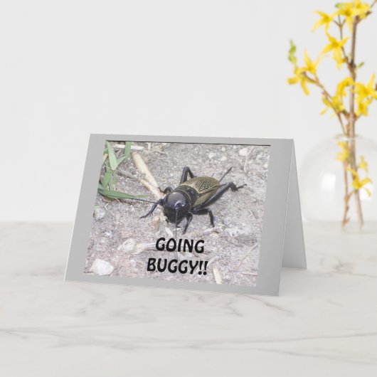 行く乳母車あなたは18!!!!カード カード (黄色い花)