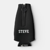 行く人が魚釣りおもしろい引用文バス ボトルクーラー (裏面)