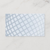 行く全体的にエレガントな淡いブルーのモダンな企業の 名刺 (裏面)