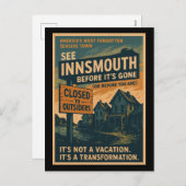 行く前に見る – 海辺の町 シーズンポストカード (正面/裏面)