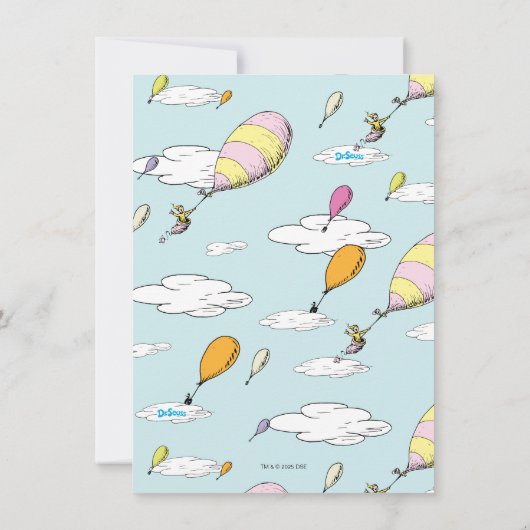 行く場所だ！ – 最初の誕生日 サンキューカード (裏面)