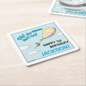 行く場所だ！ – 最初の誕生日 スクエアペーパーコースター (アングル)