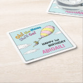 行く場所だ！ – 最初の誕生日 スクエアペーパーコースター (アングル)