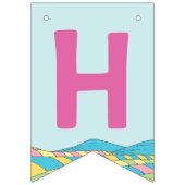 行く場所だ！ – 最初の誕生日 バンティングフラッグ (第2の旗)