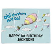 行く場所だ！ – 最初の誕生日 ラージペーパーバッグ (正面)