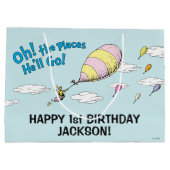 行く場所だ！ – 最初の誕生日 ラージペーパーバッグ (裏面)