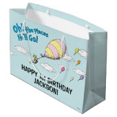 行く場所だ！ – 最初の誕生日 ラージペーパーバッグ (裏面アングル)