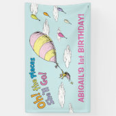 行く場所だ！ – 最初の誕生日 横断幕 (縦)