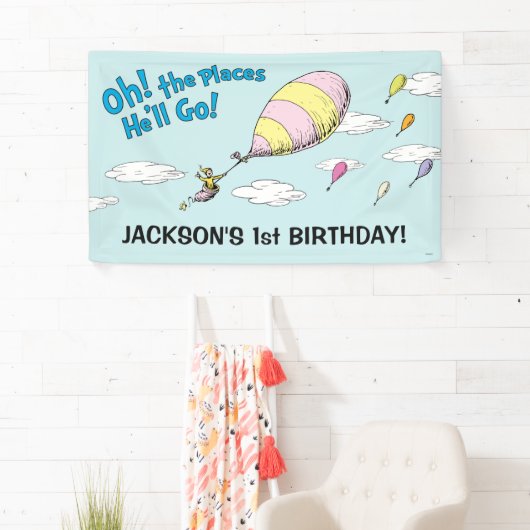 行く場所だ！ – 最初の誕生日 横断幕 (インサイチュ)