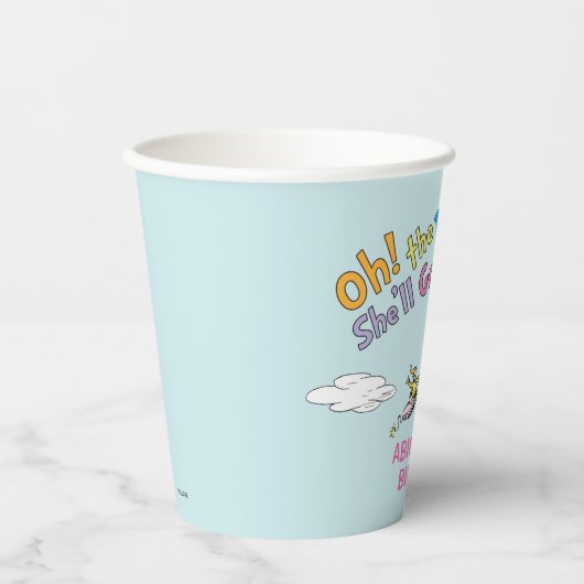 行く場所だ！ – 最初の誕生日 紙コップ (正面)