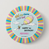 行く場所だ！ – 最初の誕生日 缶バッジ (正面)