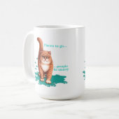 行く場所マグ コーヒーマグカップ (正面左)