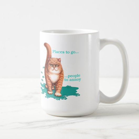 行く場所マグ コーヒーマグカップ (右)