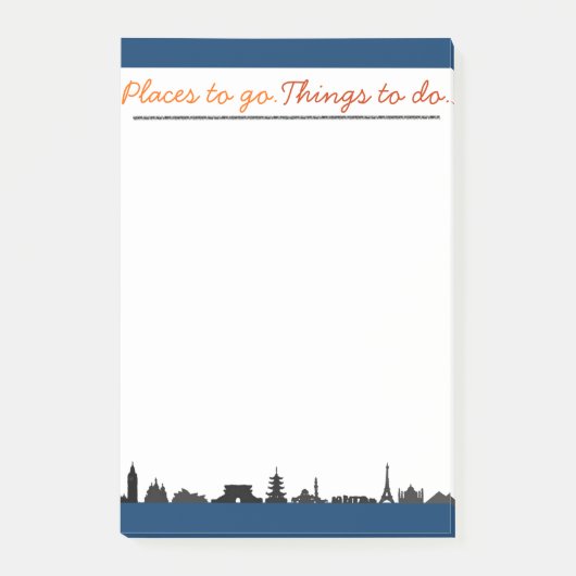 行く場所、大きなポストをする事 ポストイット (正面)