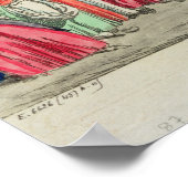 行く女性の高度なガード ポスター (角)