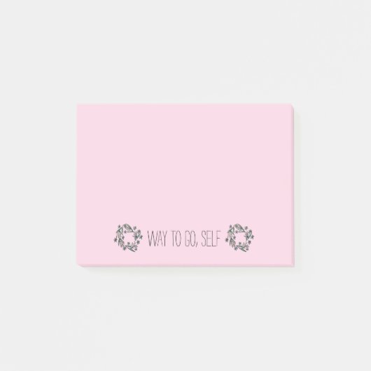 行く方法自己 ポストイット (正面)