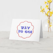 行く方法! カード (黄色い花)