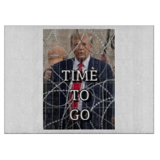 行く時間 カッティングボード (正面)