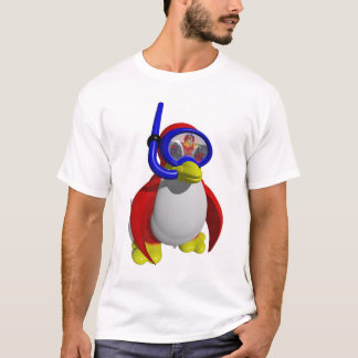 行く水泳(前部および背部) Tシャツ