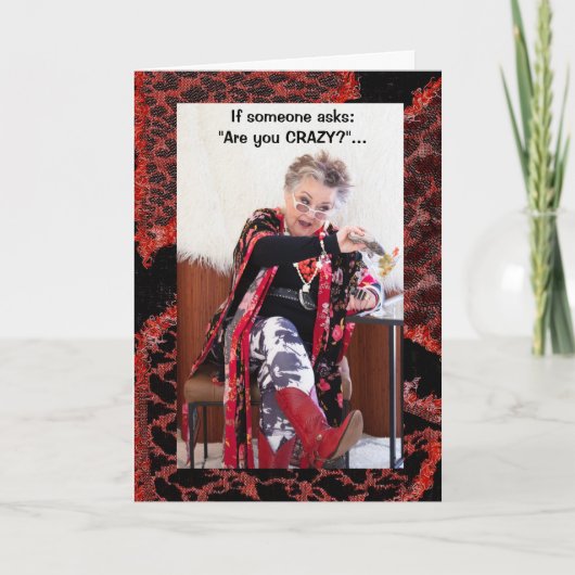 行く熱狂するの? カード (正面)