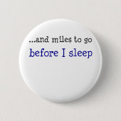 行く私が眠る前に…そしてマイル 缶バッジ (正面)