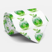 行く緑 ネクタイ (ロール)